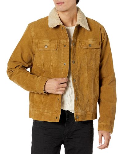 AG Jeans Lined Shearling Dart Jacket - Multicolor