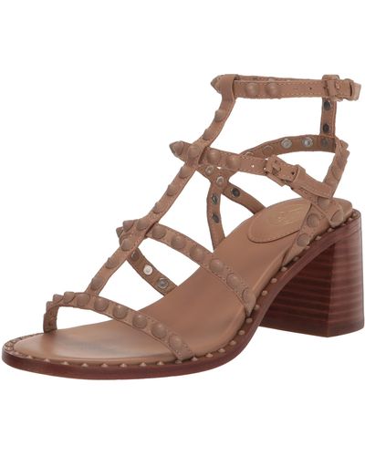 Ash Jen Bis Heeled Sandal - Brown