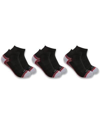 Carhartt Force Midweight Low Cut Sock 3 Pack - Black