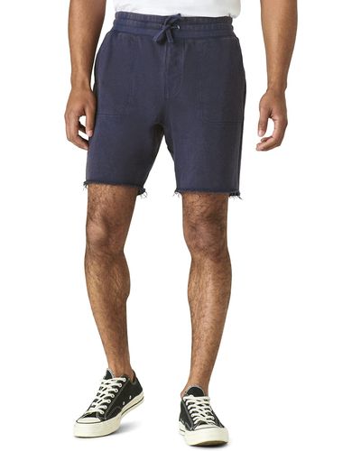 Lucky Brand Sueded Terry Short - Blue