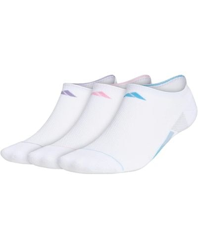 adidas Superlite 3 Stripe 3pk Ns Socks - White