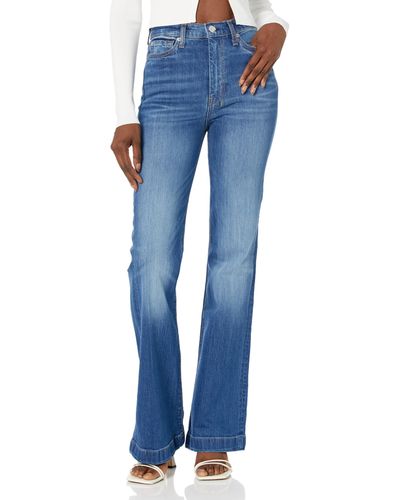 7 For All Mankind Ultra High-rise Dojo Jeans - Blue
