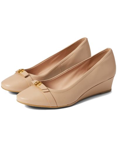 Cole haan adair shop leather bow wedge