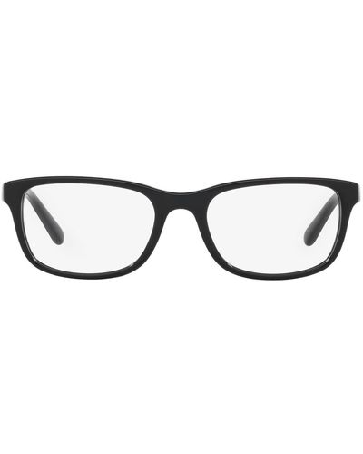 Polo Ralph Lauren Adult Pp8036 Rectangular Prescription Eyewear Frames - Black
