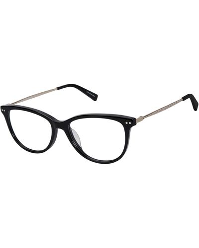 Rebecca Minkoff Gloria 4 Oval Prescription Eyewear Frames - Black