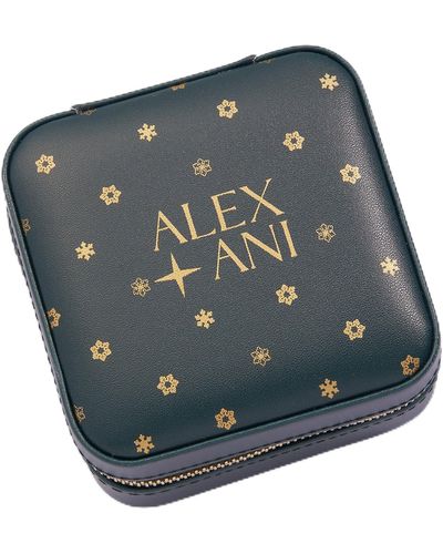 ALEX AND ANI A23sfjcase,snowflake Jewelry Case,multi - Blue