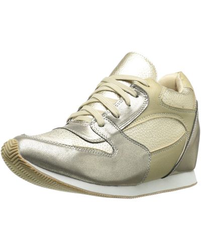 N.y.l.a. Alina Fashion Sneaker,gold,6 M Us - Metallic