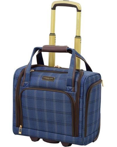 London Fog Closeout! Brentwood Ii 15" Under-seater Bag - Blue