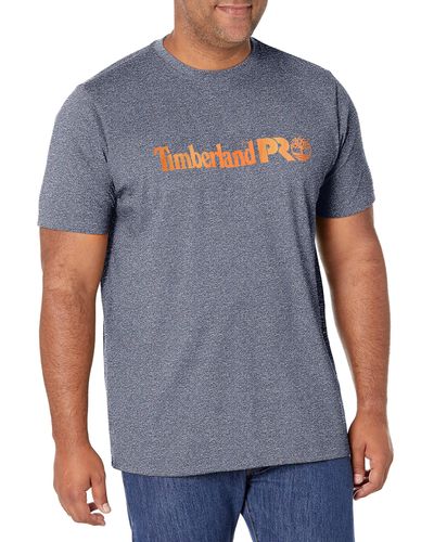 Timberland Base Plate Short Sleeve T-shirt With Chest Logo - Blue