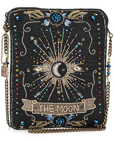 Mary Frances 'Breath Of Fire' Dragon Crossbody Bag - Intricate Beaded & Embroidered Dragon Design, Removable Chain Strap