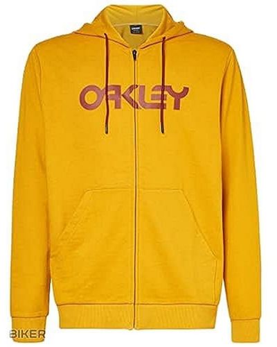 Oakley Teddy Full Zip Hoddie - Yellow