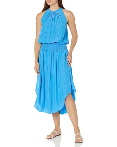 Ramy Brook Audrey Sleeveless Midi Dress - Blue