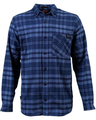 Timberland Woodfort Mid-weight Flannel Shirt 2.0 - Blue