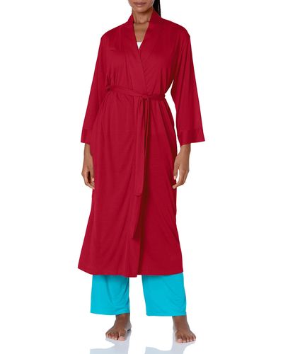 N Natori Congo Robe Length 49" - Red