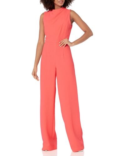 Black Halo Corrine Jumpsuit - Red