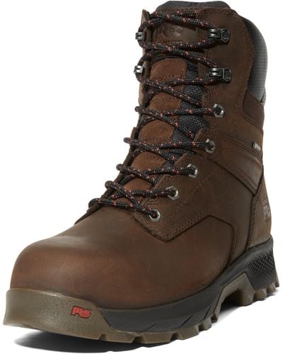 Timberland Titan Ev 8 Inch Composite Safety Toe Waterproof Insulated Industrial Work Boot - Brown