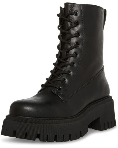 Madden Girl Kknight Combat Boot - Black