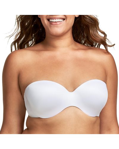 Maidenform S Live In Luxe Strapless Multiway Dm9472 Full Coverage Bra - White