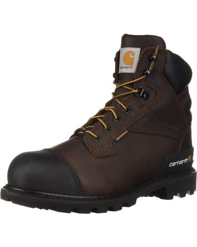 Carhartt Csa 6-inch Wtrprf Insulated Work Boot Steel Safety Toe Cmr6859 Industrial - Black
