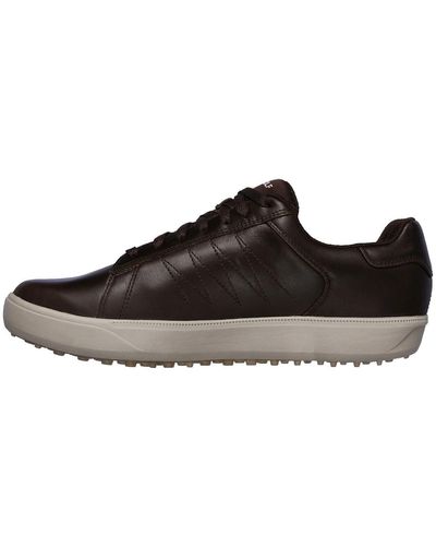 Skechers Lx Golf Shoes S Chocolate Uk 8.5 Medium - Black