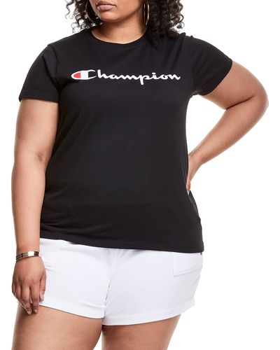 Champion Womens Classic Tee T Shirt - Black