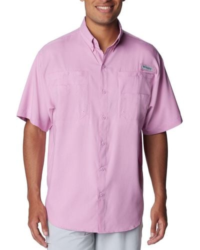 Columbia Tamiami Ii Short Sleeve Shirt - Purple