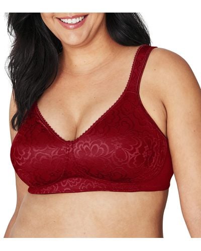 Playtex 18-hour Ultimate Lift Wireless Full-coverage Bra With Everyday Comfort - Red