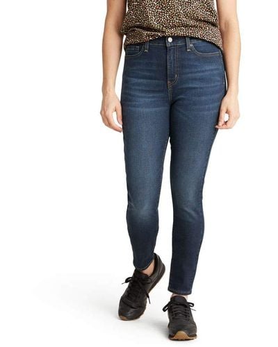 Signature by Levi Strauss & Co. Gold Label Juniors High Rise Jeggings,  Roller Coaster, 7 at  Women's Jeans store