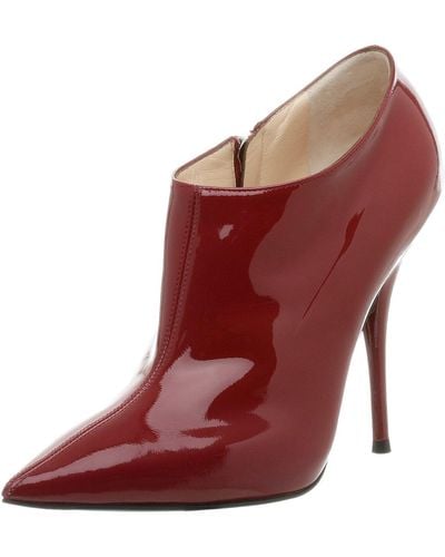 Casadei 6683 High Heel Ankle Boot,cherry Red Patent,37 Eu