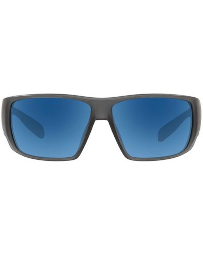Native Eyewear Sightcaster Polarized Rectangular Sunglasses - Blue