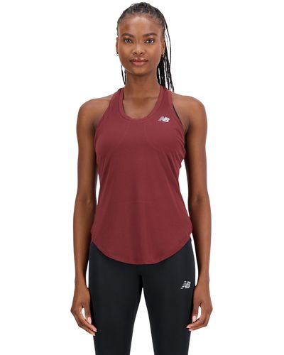 New Balance Accelerate Tank Top 22 - Red