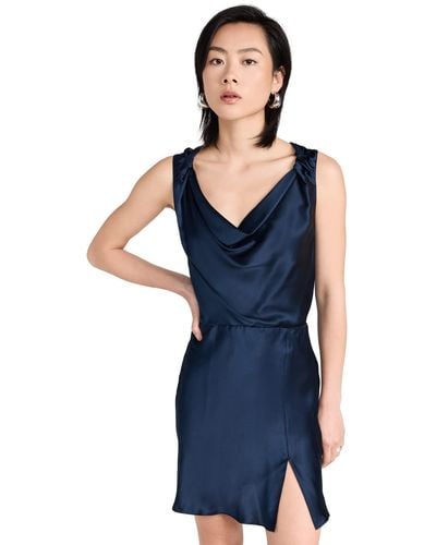 Amanda Uprichard Ellison Mini Dress - Blue