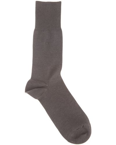 Calvin Klein Pure Cotton Flatknit Socks - Gray