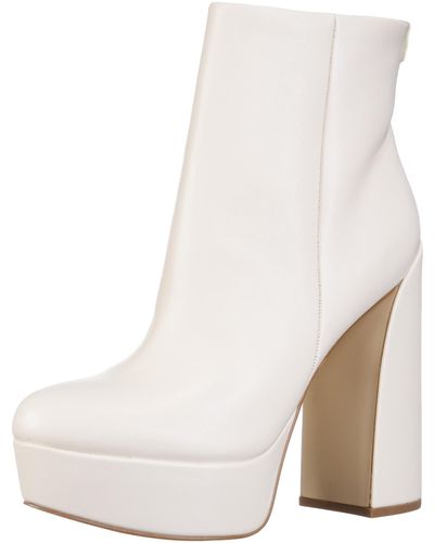 Guess Crafty Ankle Boot - White
