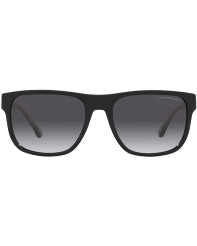 Emporio Armani Ea4163 Square Sunglasses - Black