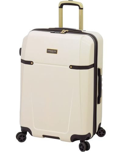 London Fog Closeout! Brentwood Ii 25" Expandable Hardside Spinner luggage - Natural