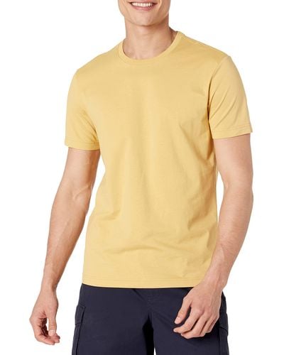 Goodthreads Slim-fit Short-sleeve Cotton Crewneck T-shirt - Yellow