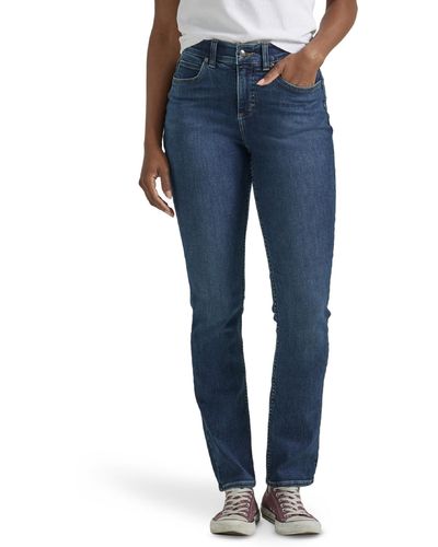 Lee Jeans Ultra Lux Comfort with Flex Motion Straight Leg Jeans - Blau