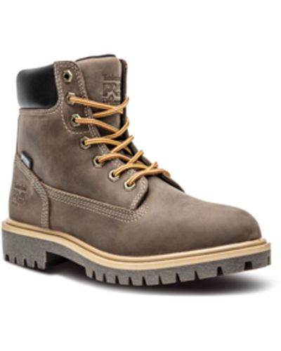 Timberland Direct Attach 6 Inch Soft Toe Insulated Waterproof 6 Wp Ins 200g - Brown