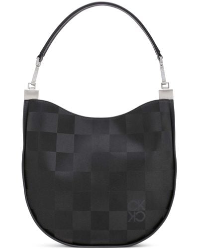 Calvin Klein Celestine Hobo Shoulder Bag - Black