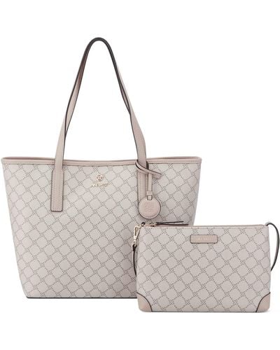 Nine West Delaine 2 In 1 Tote - Gray