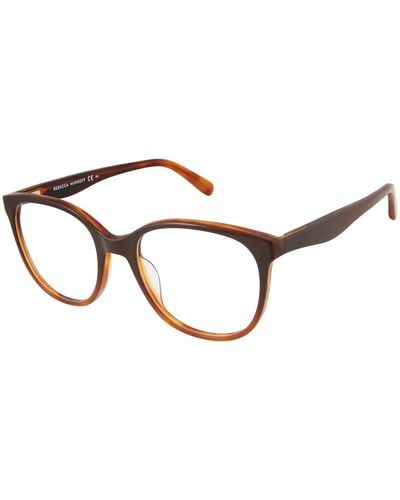 Rebecca Minkoff Lark 2 Oval Prescription Eyewear Frames - Brown