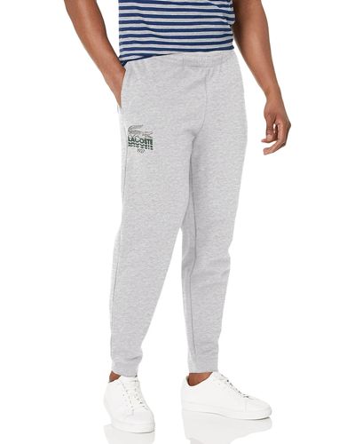 Lacoste S Bold Graphic Jogger Sweatpants - Gray