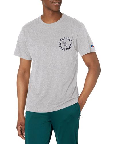 Russell Graphic Logo Short Sleeve T-shirt - Gray