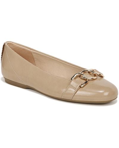 Dr. Scholls S Wexley Adorn Slip On Ballet Flat Loafer Ballerina Toasted Taupe Smooth 7.5 W - Natural
