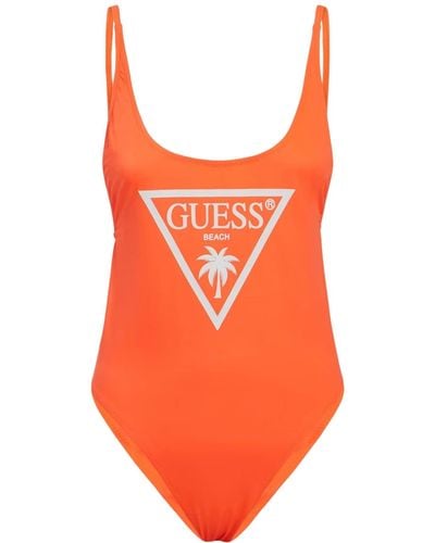 Guess Standard One Piece Swimsuit - Orange