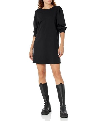 Michael Stars Veronica Puff Sleeve Dress - Black