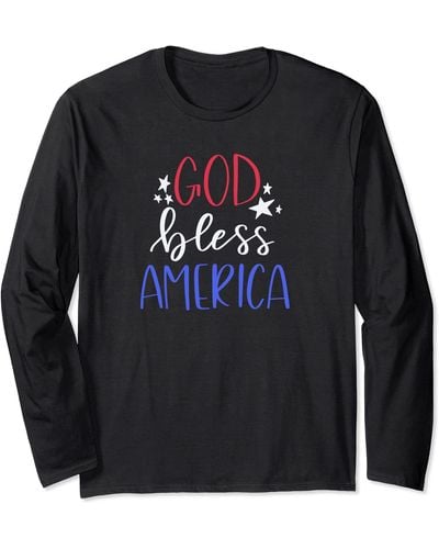 Ash God Bless America Long Sleeve - Black