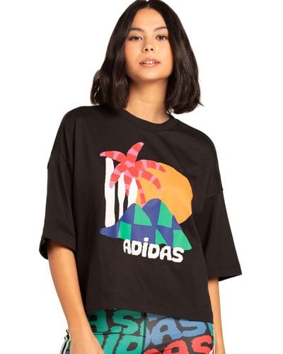 adidas 3-stripes Graphic T-shirt - Black