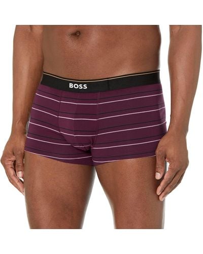 BOSS Boss Design Cotton Stretch Trunk - Purple